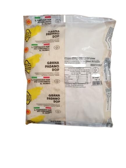 Grated Grana Padano 1kg Albiero