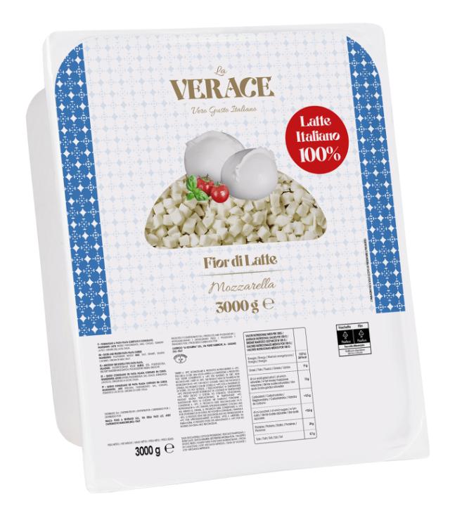 Fior Di Latte La Verace Diced 3kg