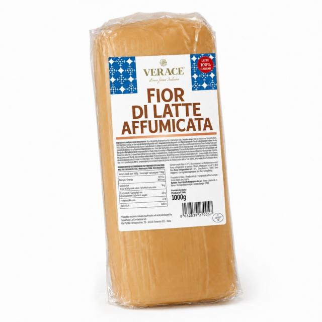 Smoked Fior di Latte Log 1kg La Verace Silano Milk