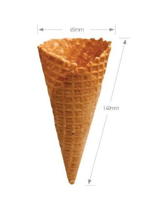 Natural Waffle Cones 240pcs