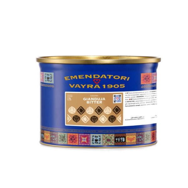 PASTA GIANDUJA BITTER KG.3(Hazelnut&Cocoa Paste)