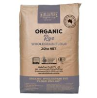 Organic Wholegrain Rye Flour Kialla 20Kg