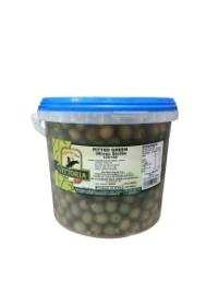 Sicilian Green Pitted Olives 120/140 5kg