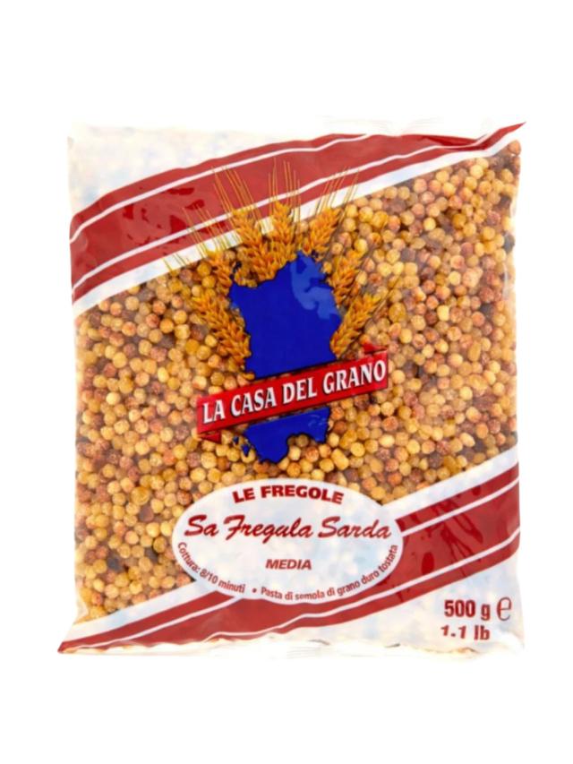 Fregola Sarda Medium Roasted Casa Del Grano 500G