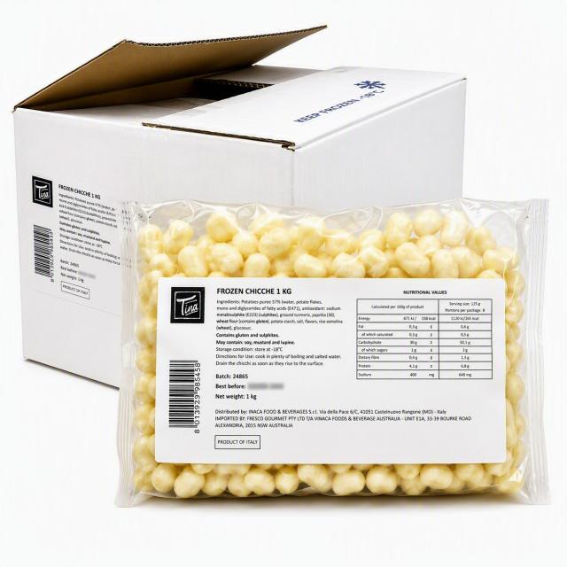Chicche Gnocchi Potato Frozen Mamma Tina 1kg 