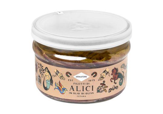 Anchovies Fillets In Sunflower Oil Armatore 1.3kg