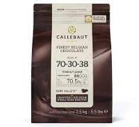 Chocolate Dark Callets 70% 2.5Kg